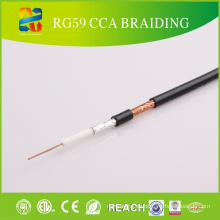 75 ohmios Rg59 Quad Shield cable coaxial Rg59